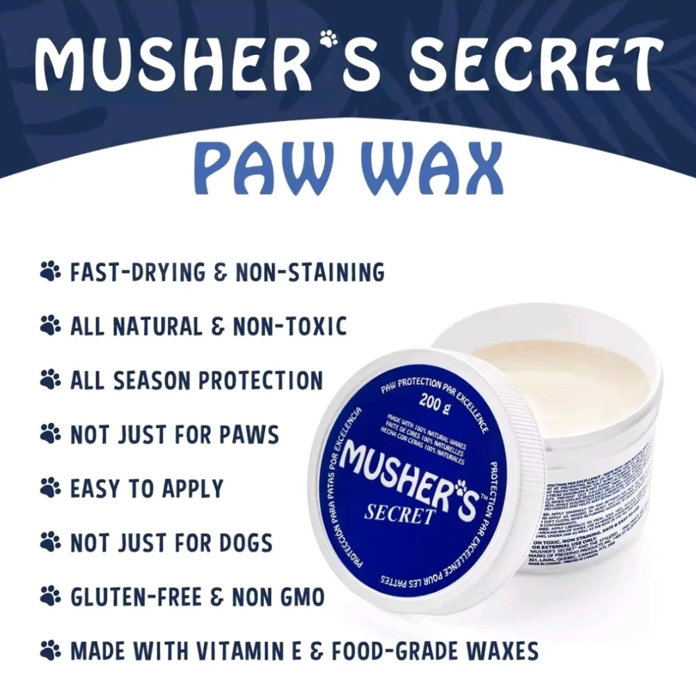 Dog Paw Wax 200 g (7oz) - Moisturizing Dog Paw Balm‎ Mushers New